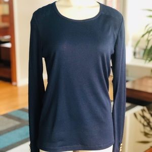 Navy Long Sleeve JOE Fresh great comfy top